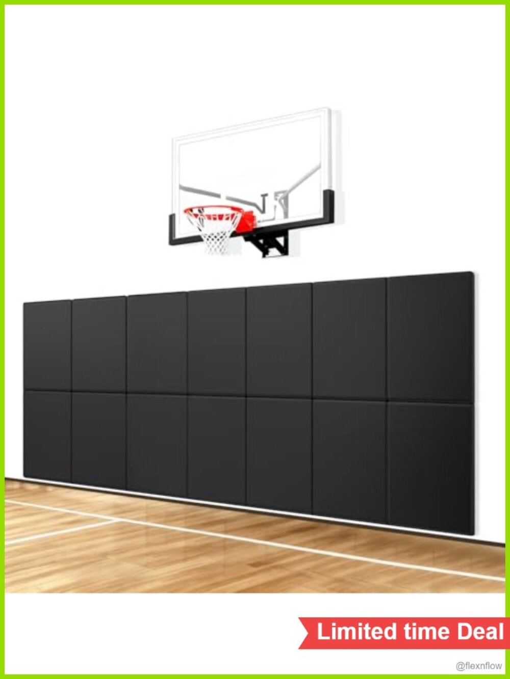 Gym Wall Padding 2" Foam Panels Anti Collision Synthetic Leather
